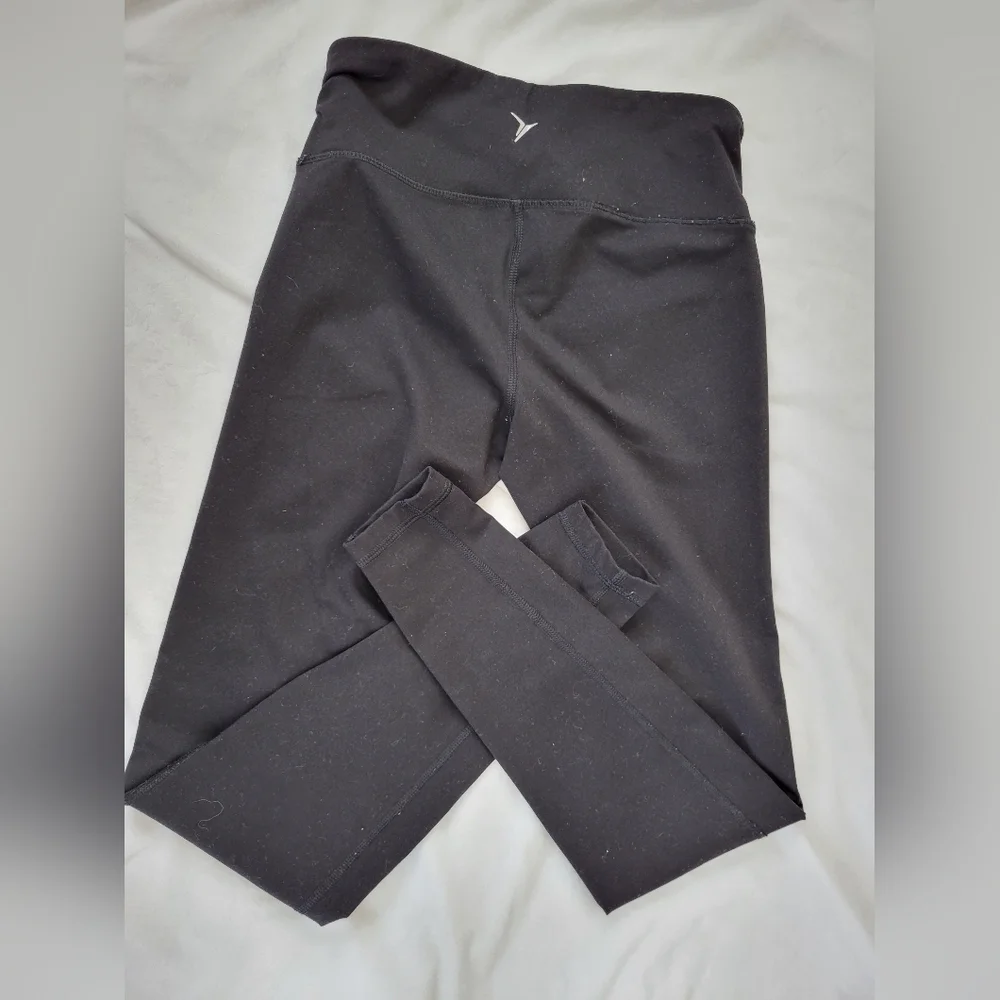 Old Navy Active Go-Dry black legging hidden waist seam pocket S - Picture 8 of 9